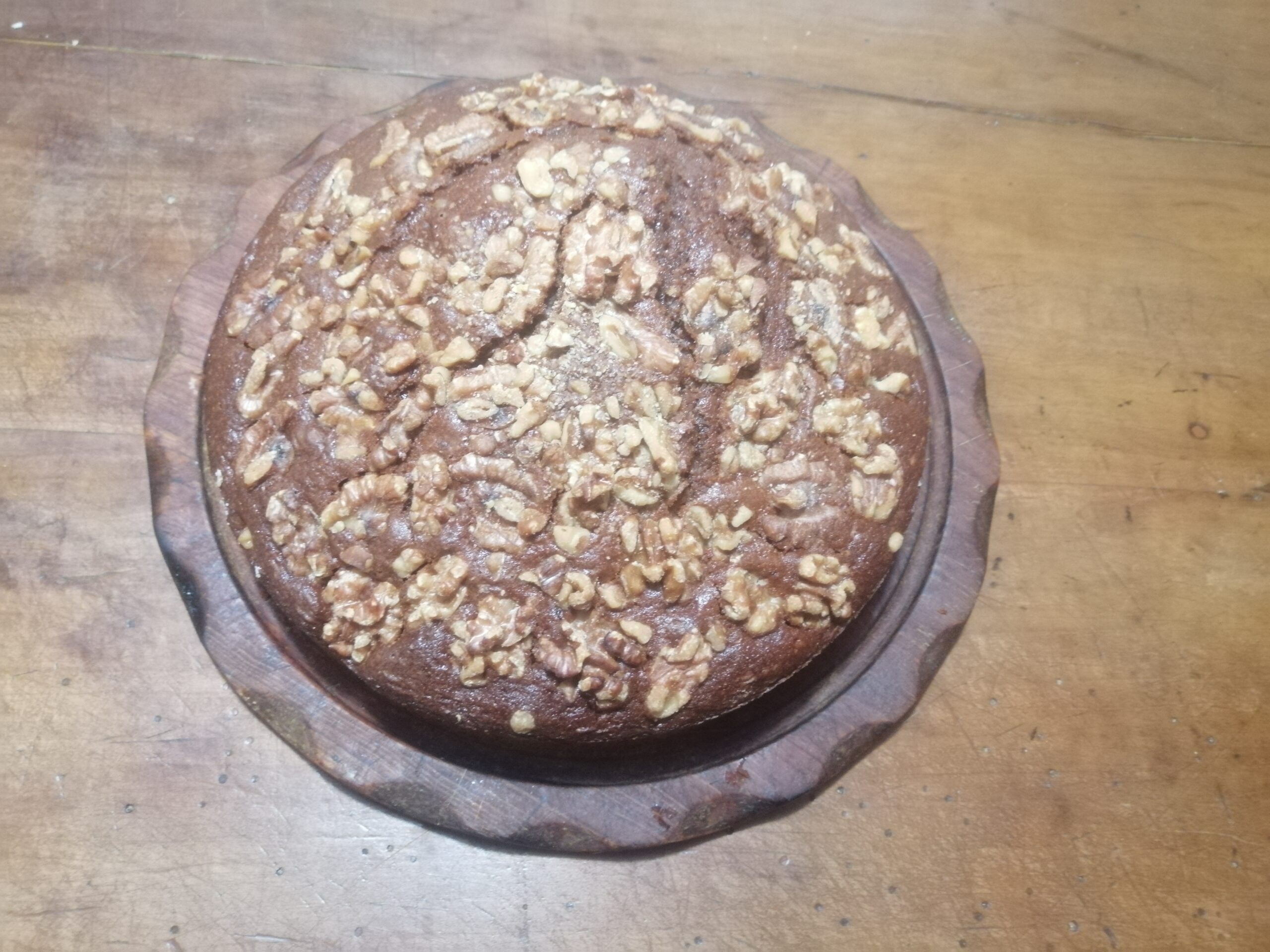 Torta al cioccolato e noci