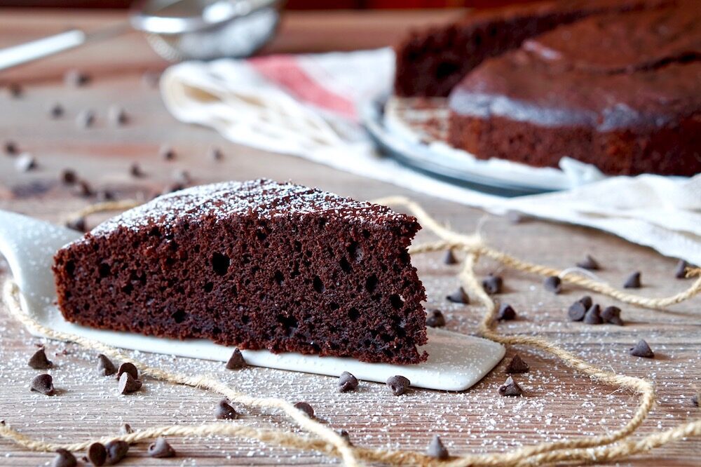 Torta al cioccolato e ricotta che si scioglie in bocca