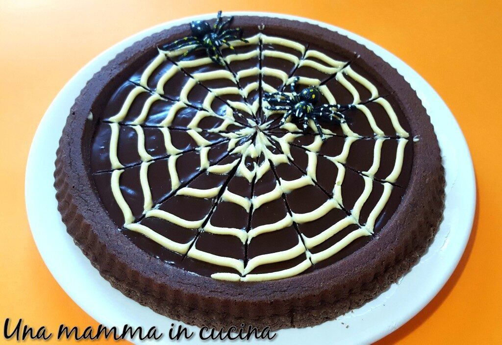 Torta al cioccolato ragnatela