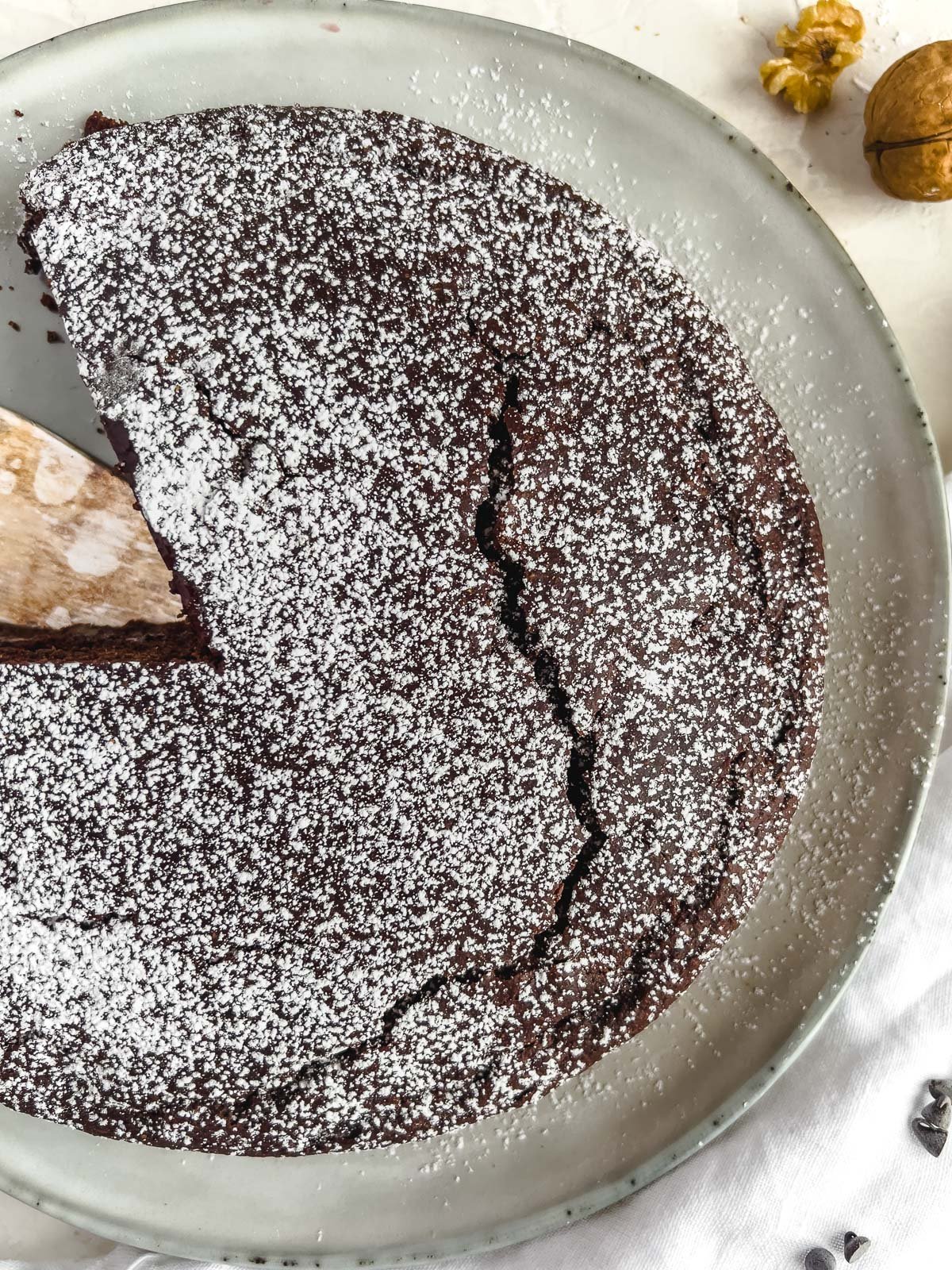 Torta al cioccolato senza burro