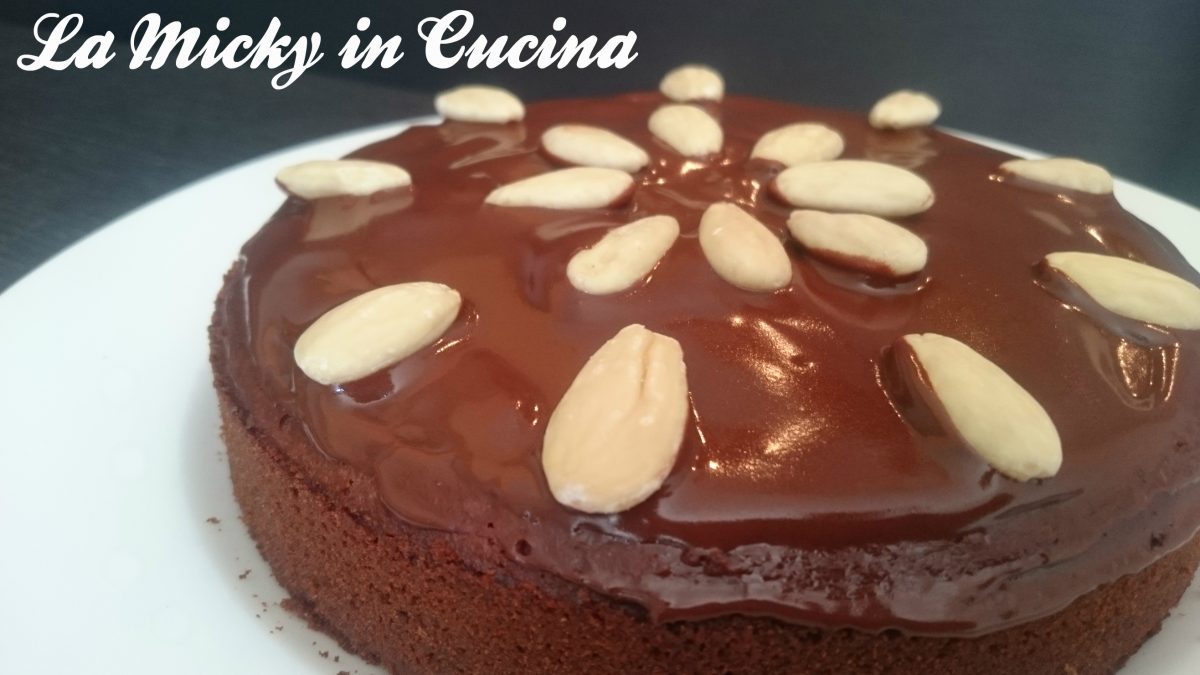 Torta al cioccolato senza glutine e lattosio