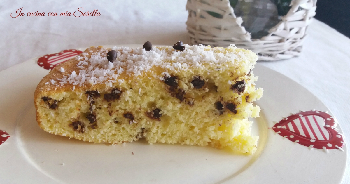 Torta al cocco con yogurt e albumi
