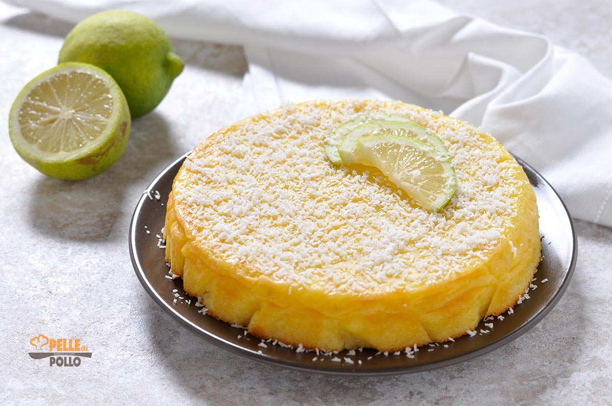Torta al cocco e limone “impossibile”