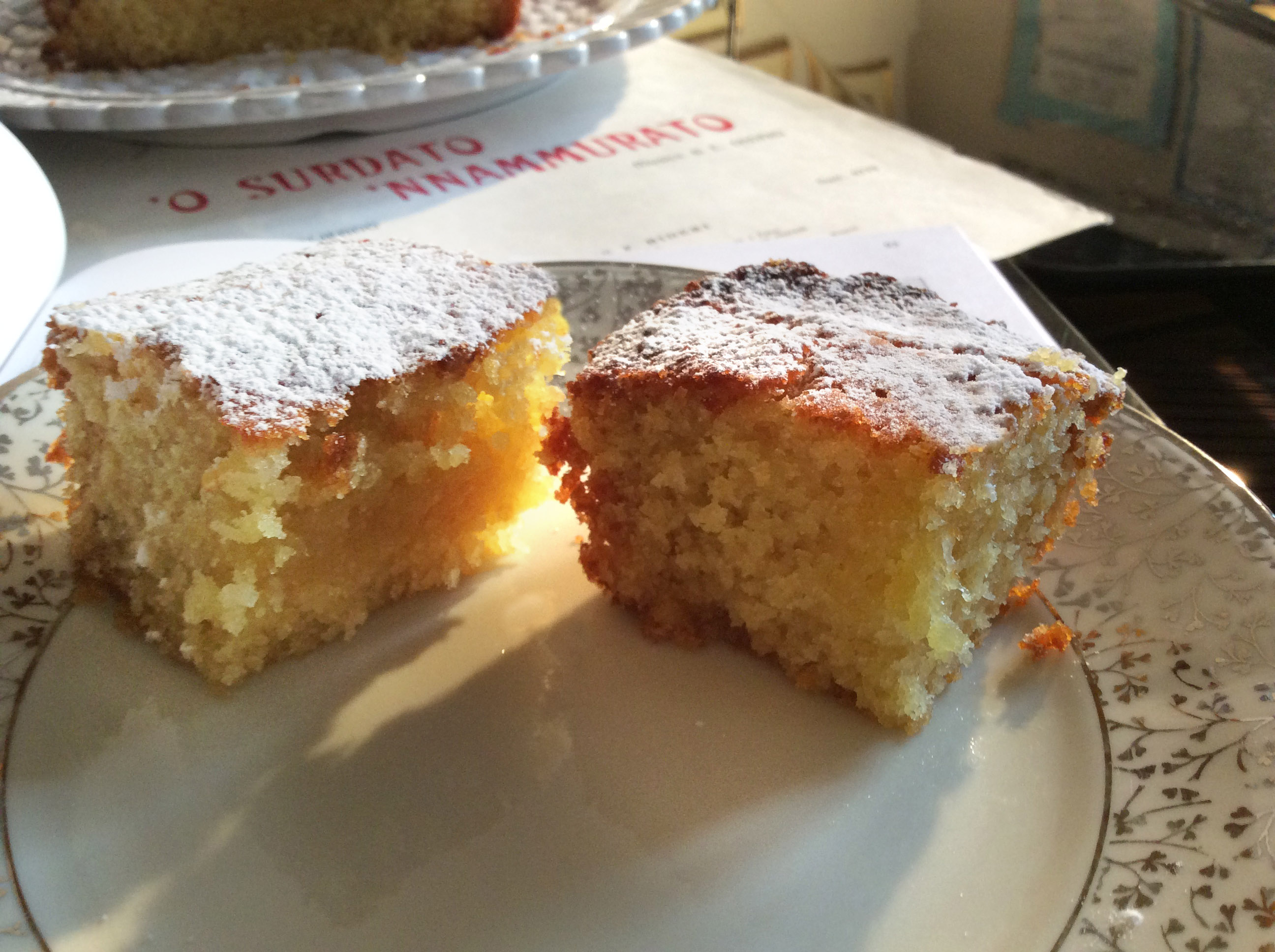 Torta al cocco e miele