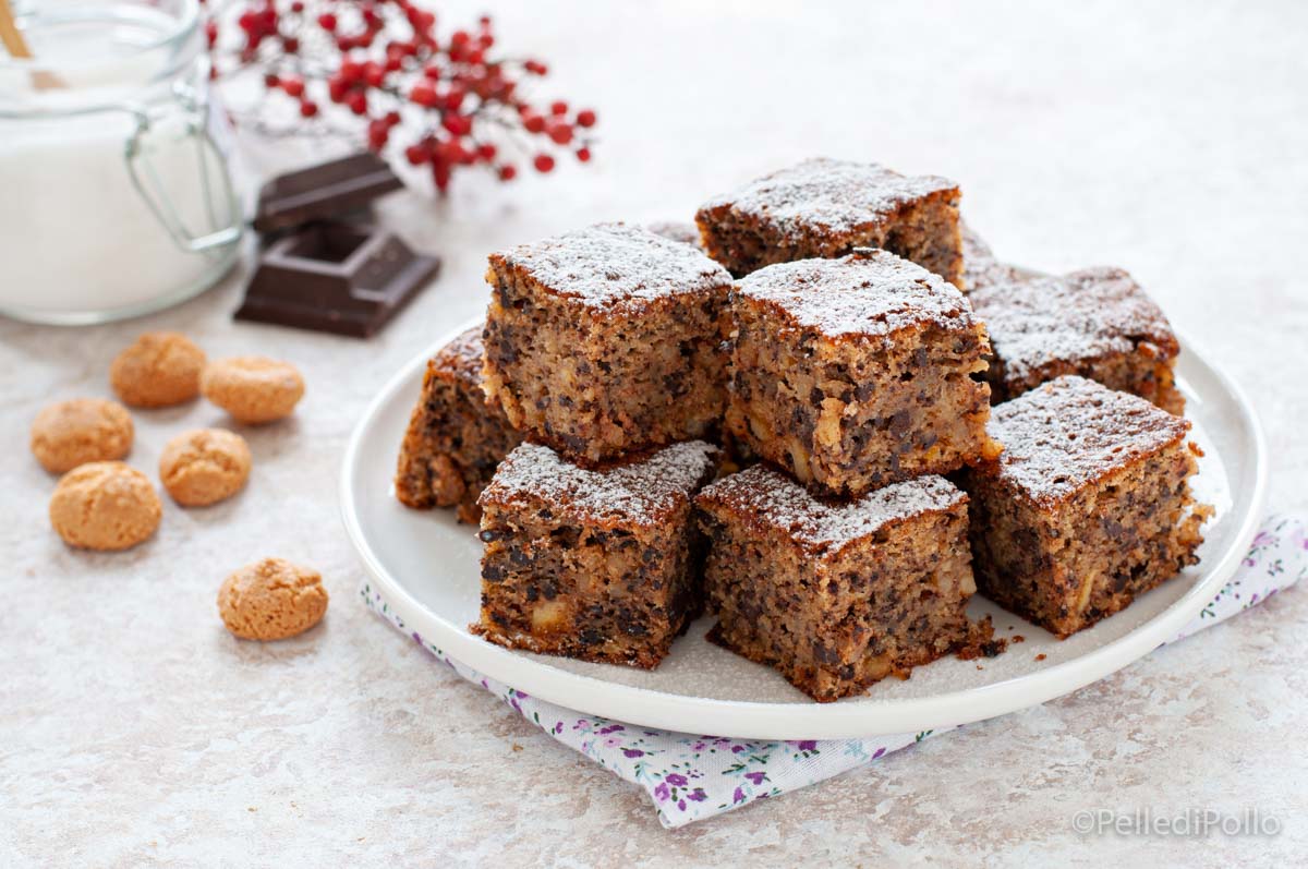 Torta al grano cotto e cioccolato fondente