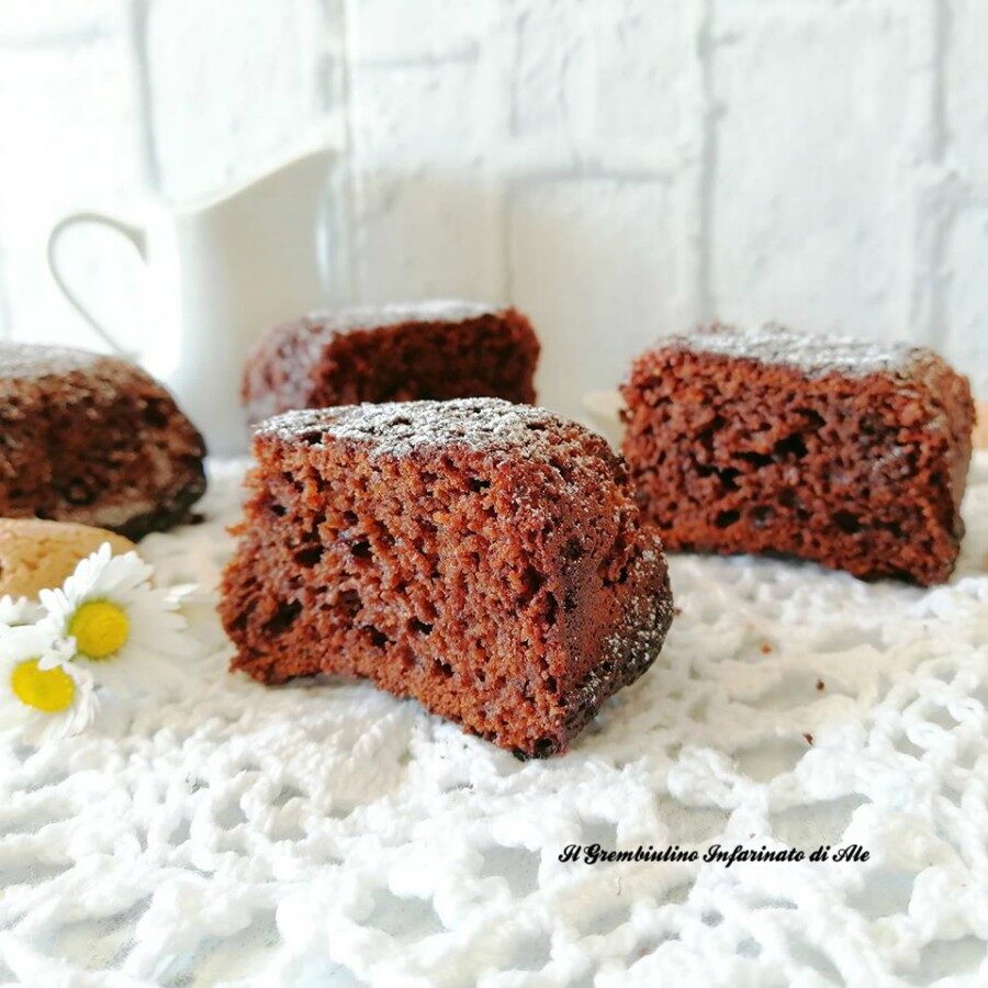 Torta al grano saraceno e amaretti