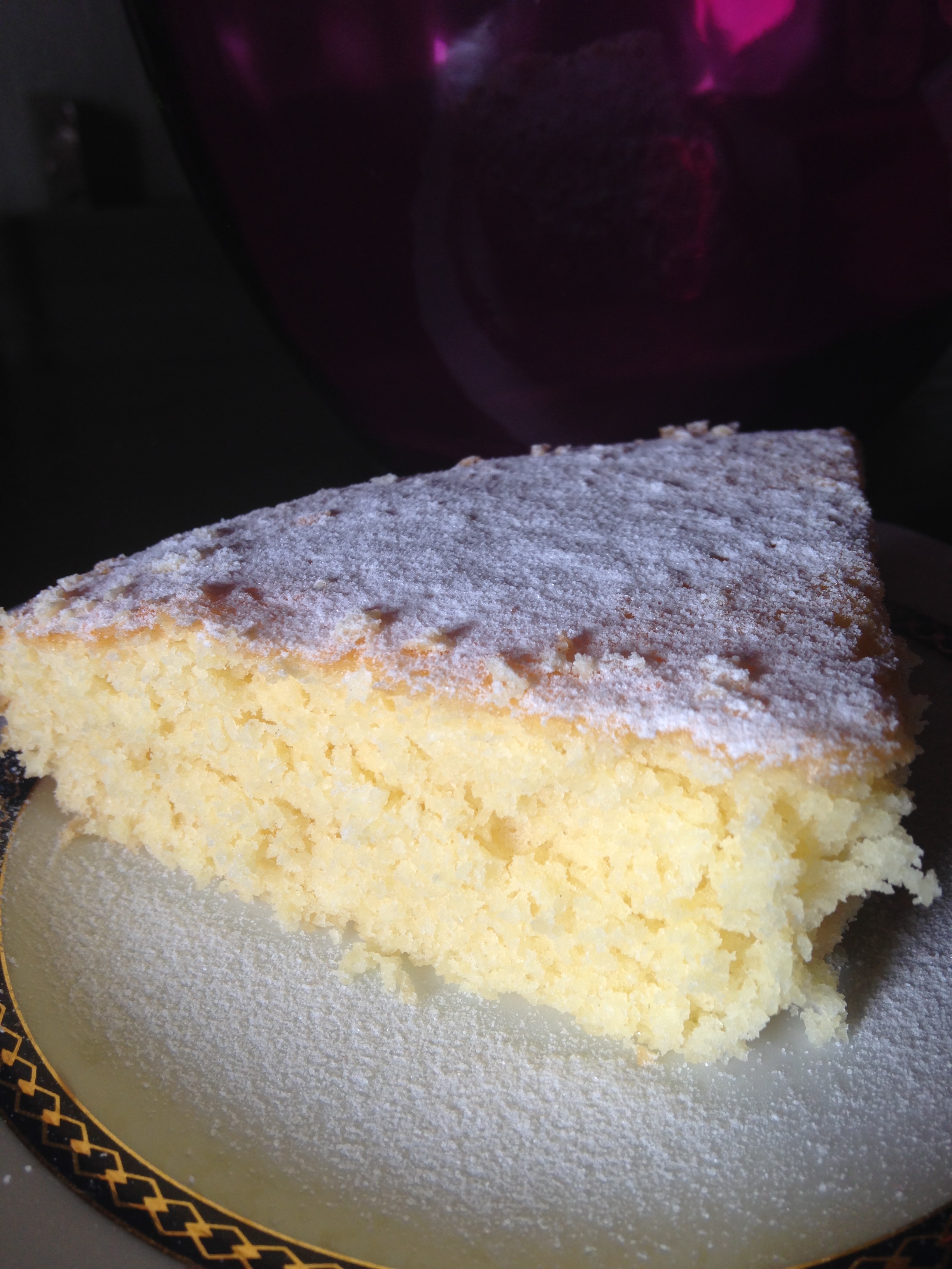 Torta al latte caldo