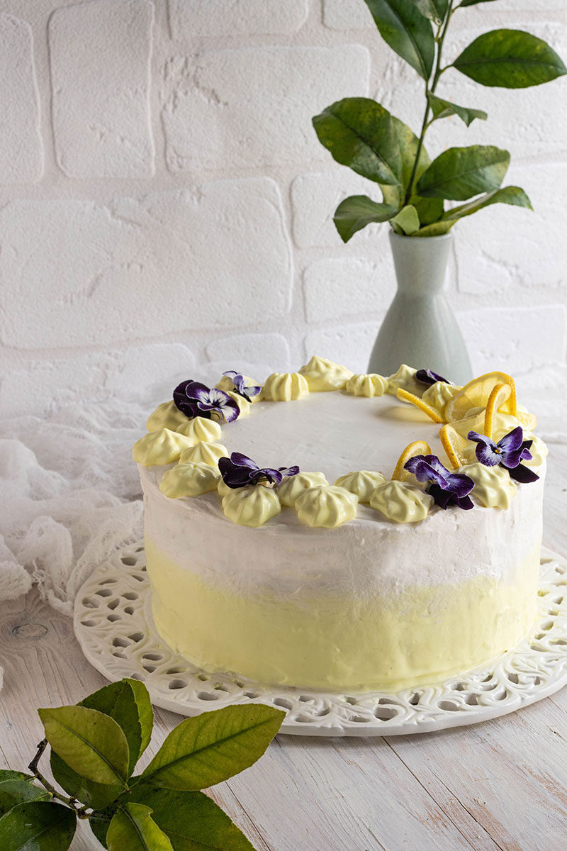 Torta al limone, soffice e delicata