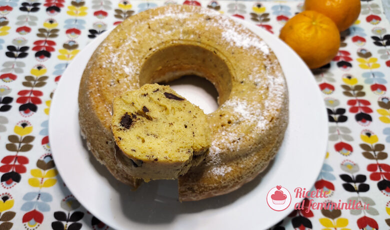 Torta al mandarino e cioccolato