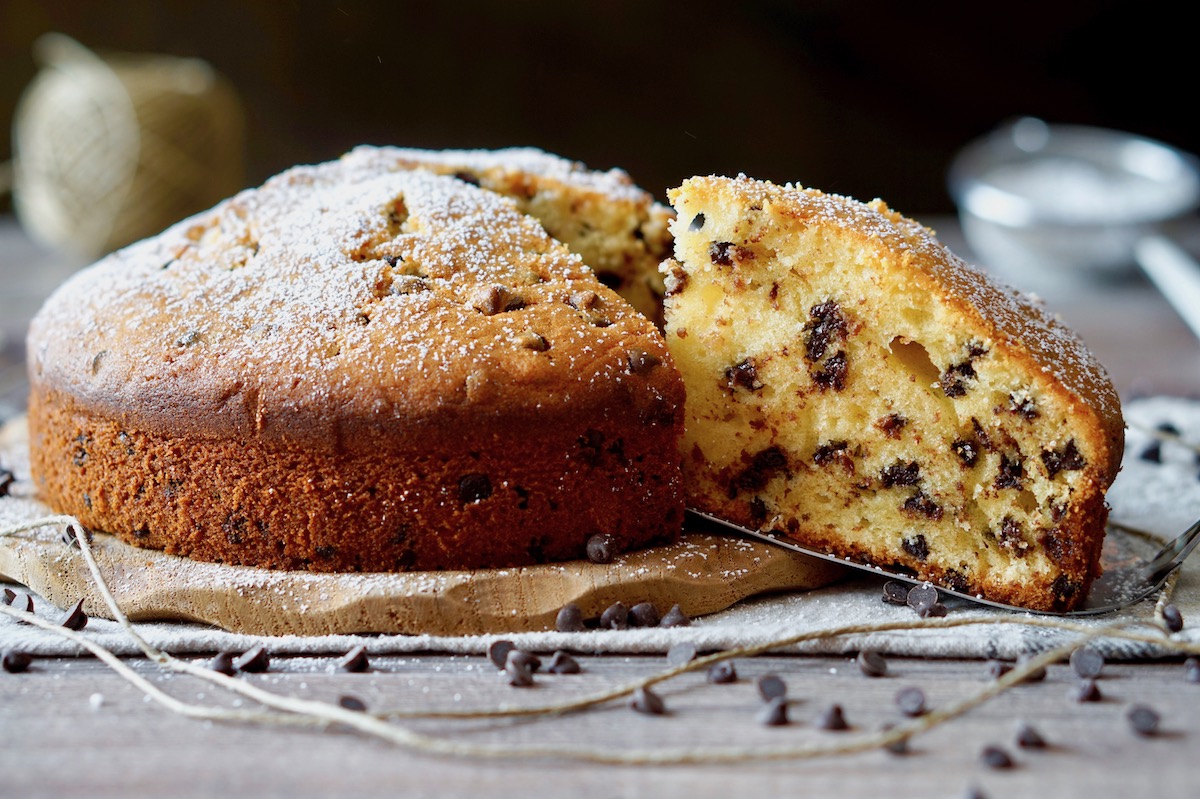 Torta al mascarpone e gocce di cioccolato