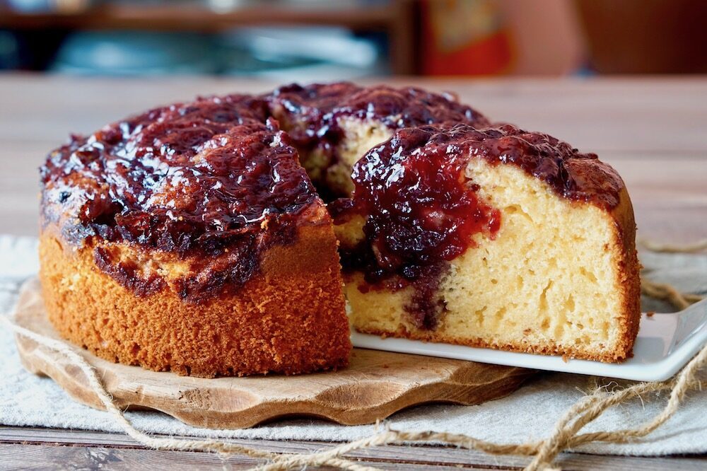 Torta al mascarpone e marmellata