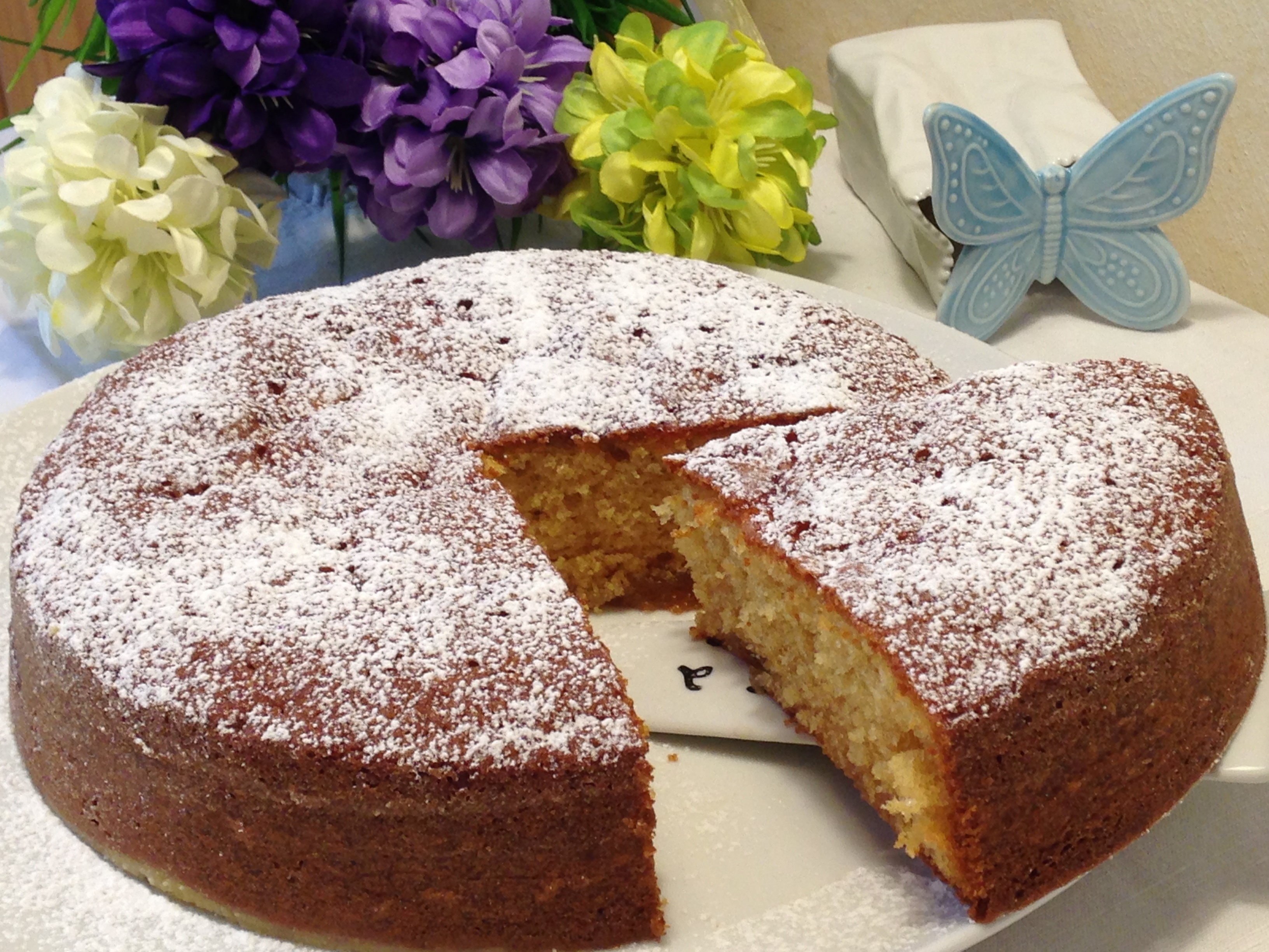 Torta al miele variegata alla marmellata