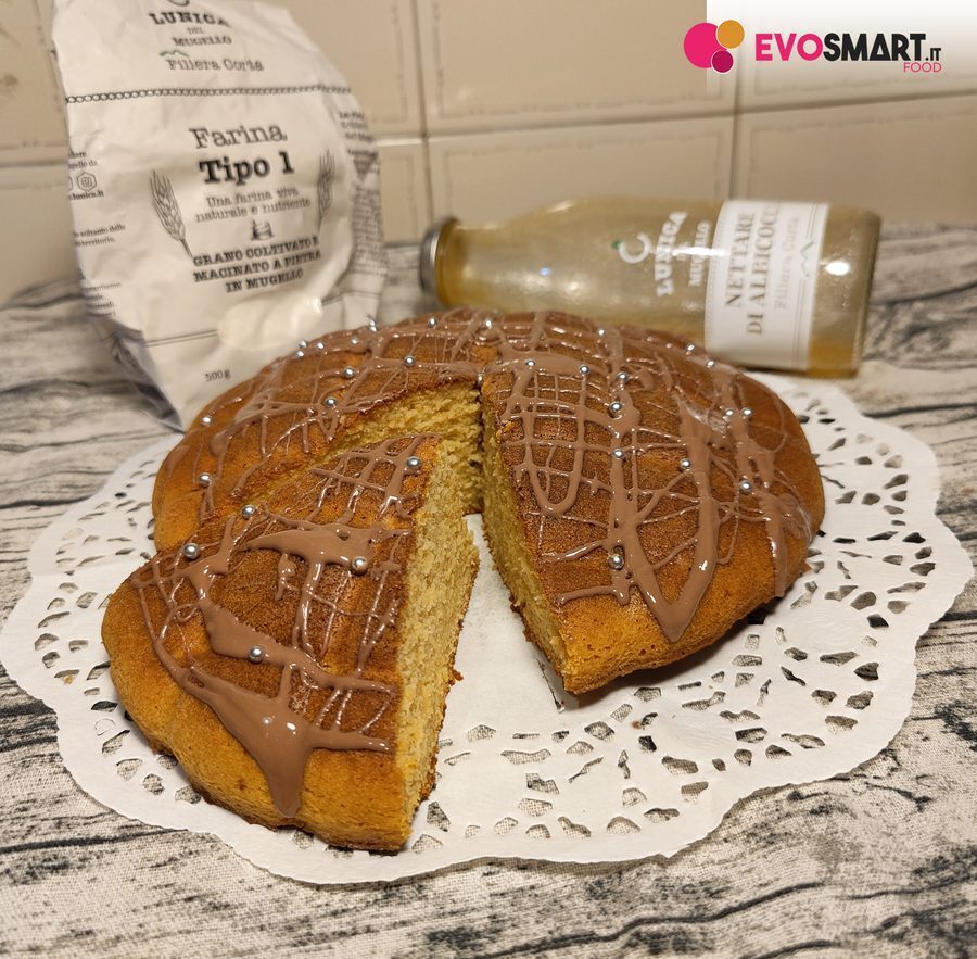 Torta al nettare di albicocca pronta in pochi minuti