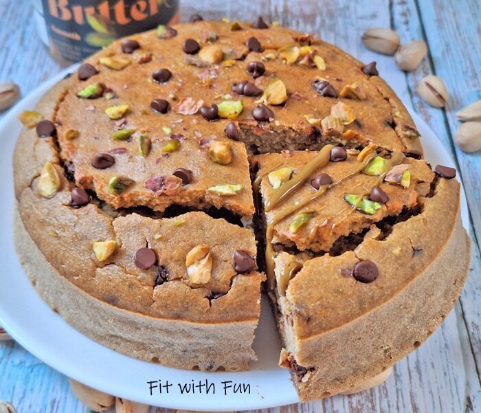 Torta al pistacchio 5 ingredienti light morbida e proteica