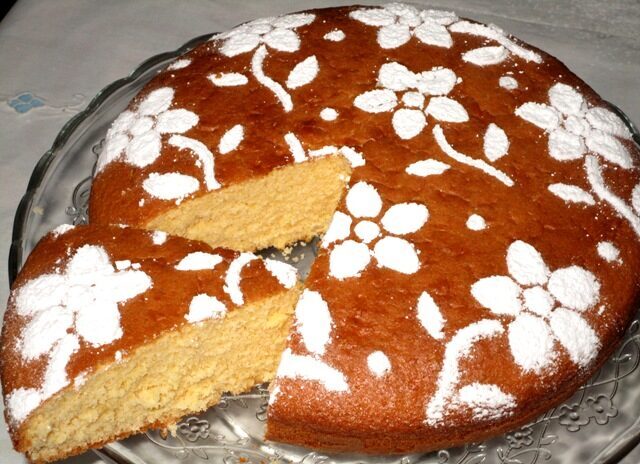 Torta al pompelmo rosa