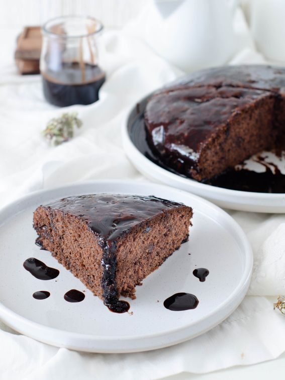 Torta al vino rosso e cioccolato fondente