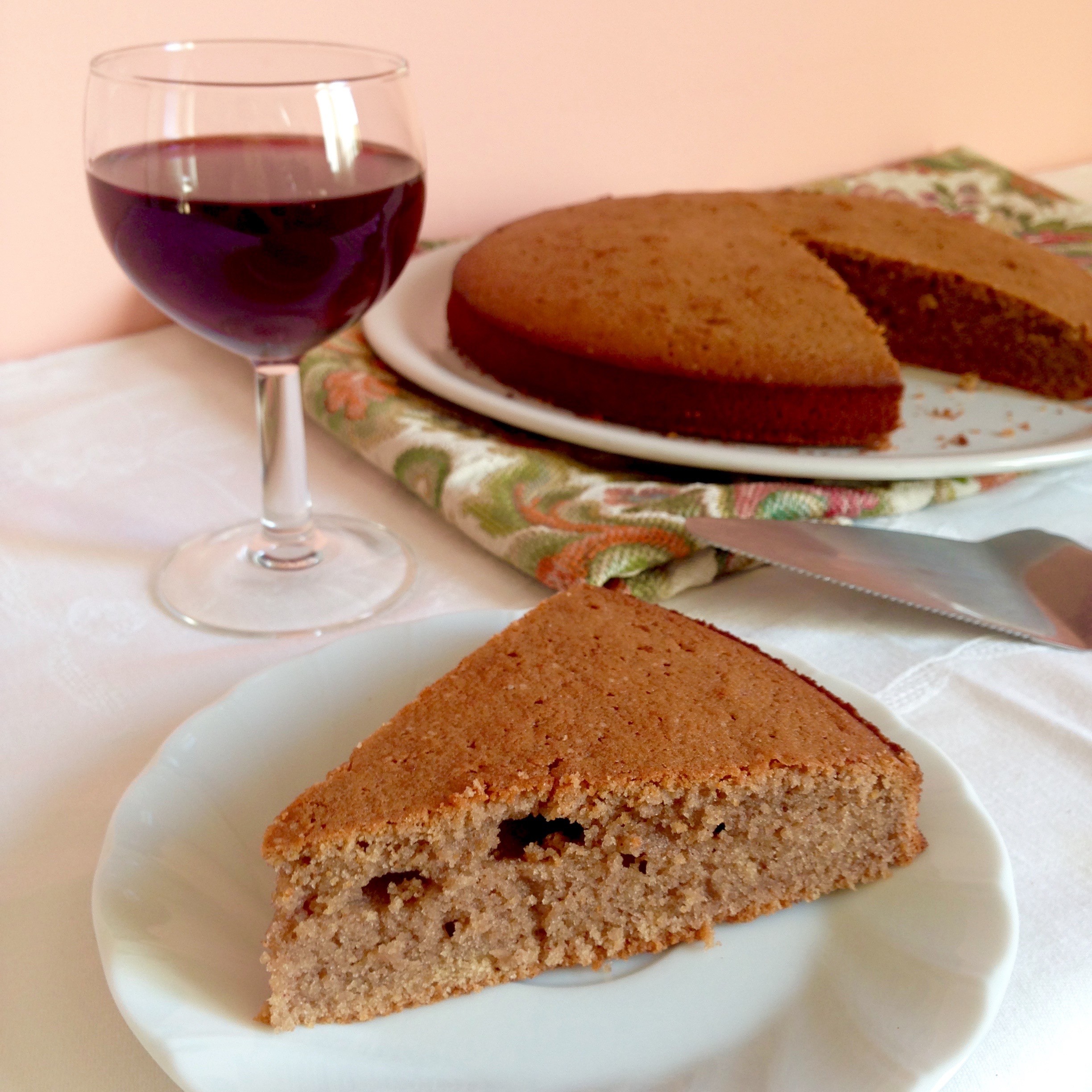 Torta al vino rosso