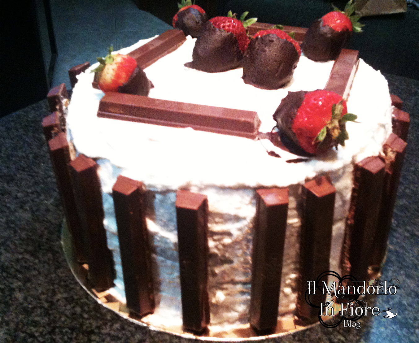 Torta alla mousse di fragole