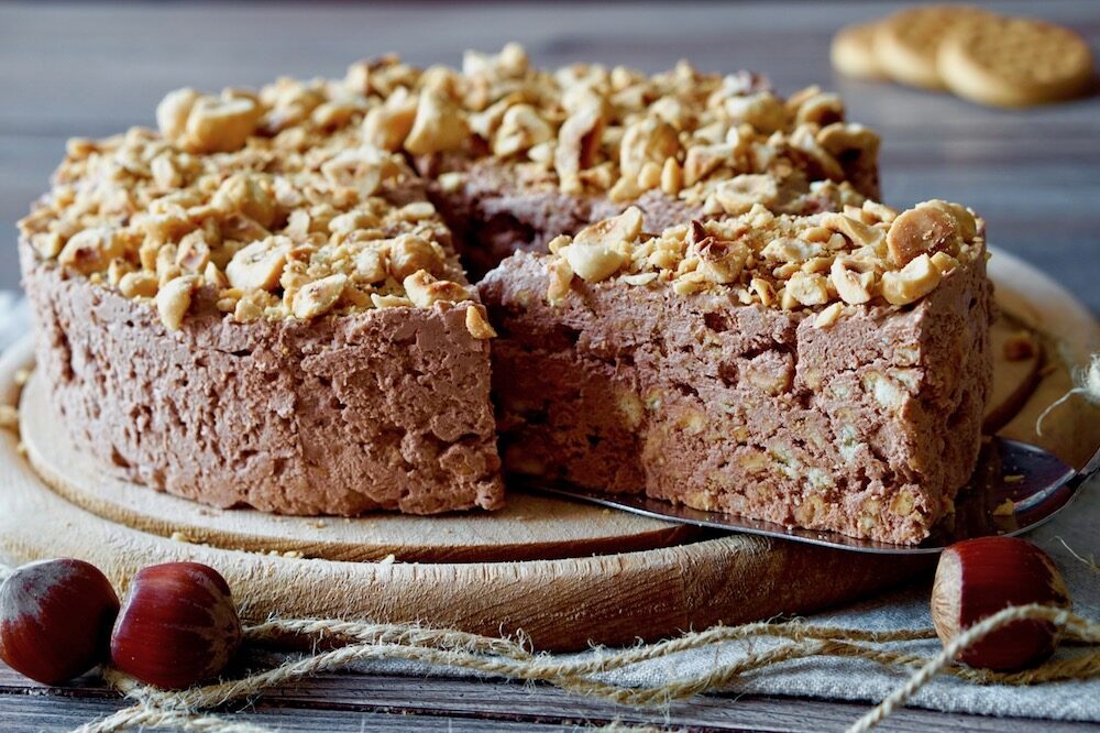 Torta alla nutella senza cottura