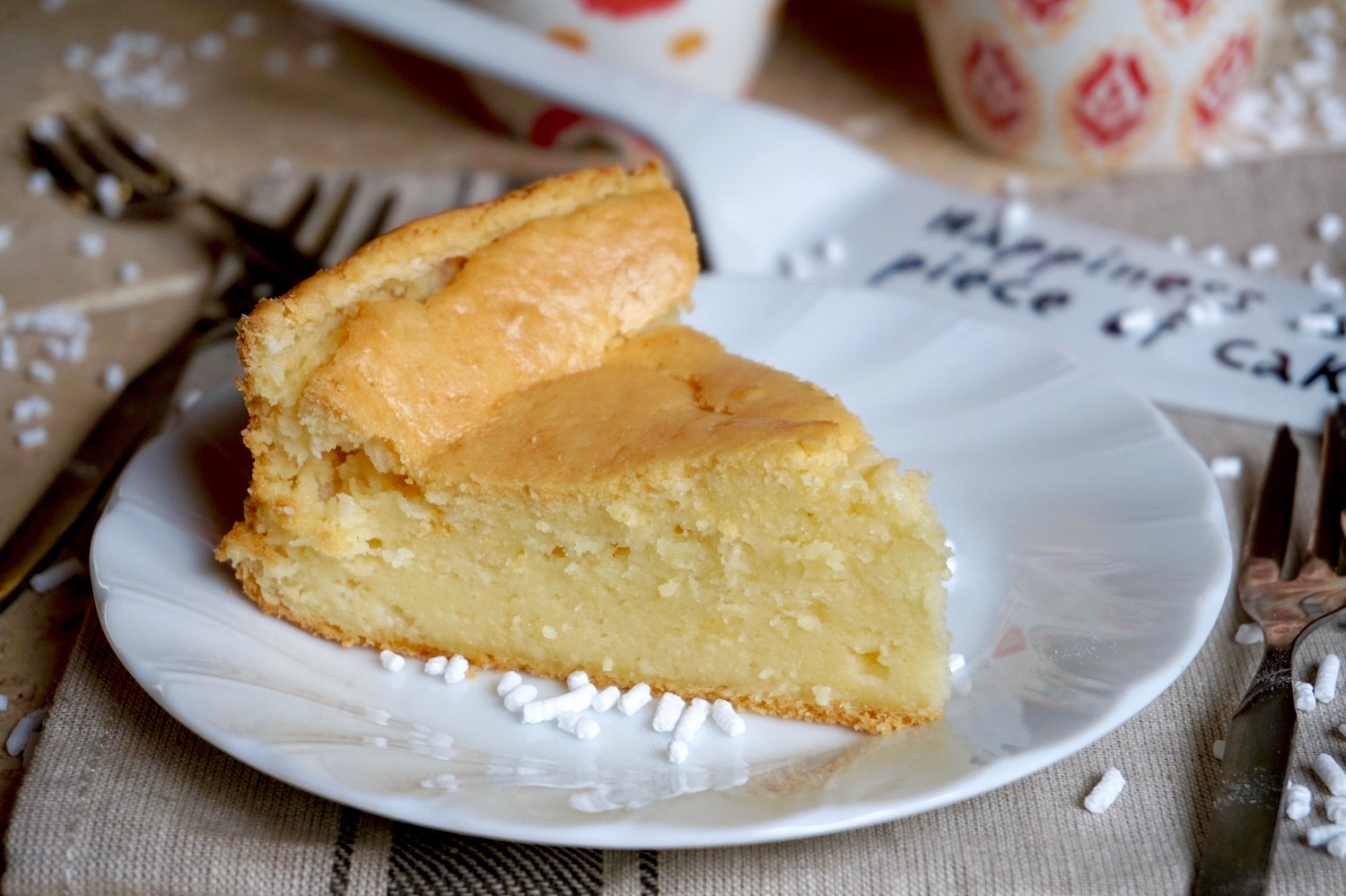 Torta alla panna 3 Ingredienti