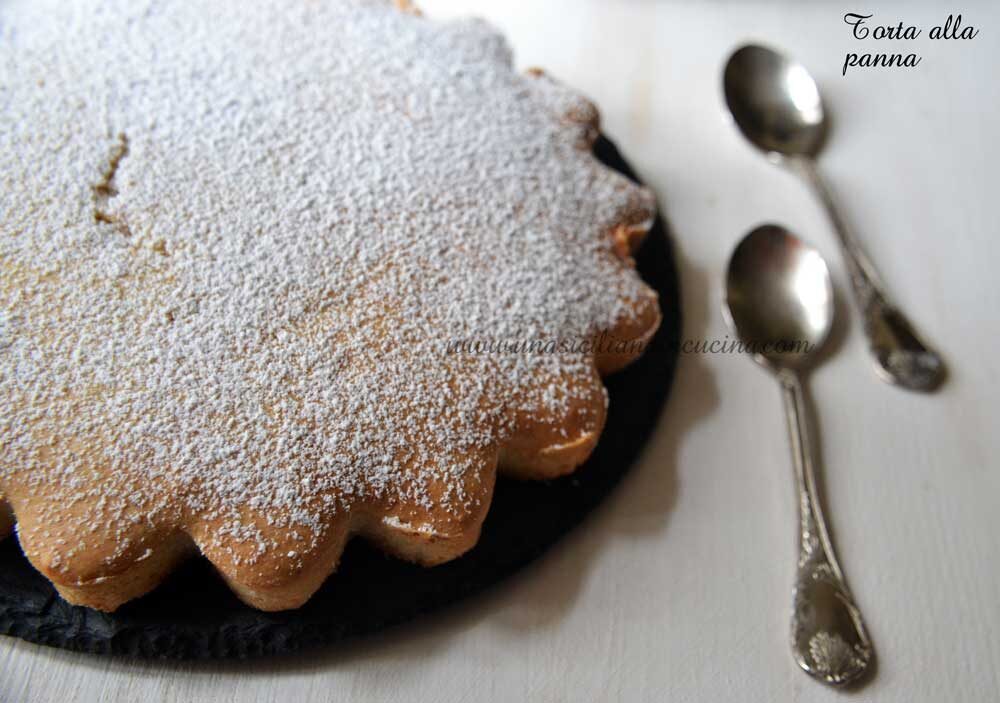 Torta alla panna morbida