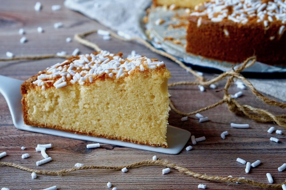 Torta alla panna senza bilancia