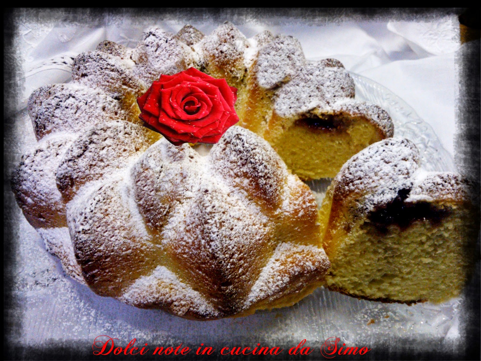 Torta alla ricotta e marmellata