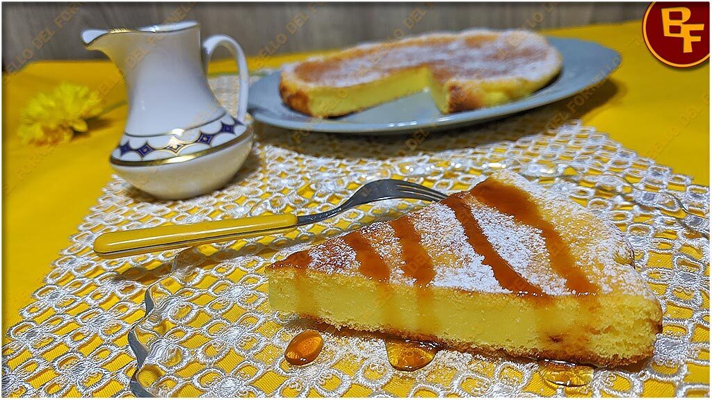Torta alla ricotta senza farina senza lievito
