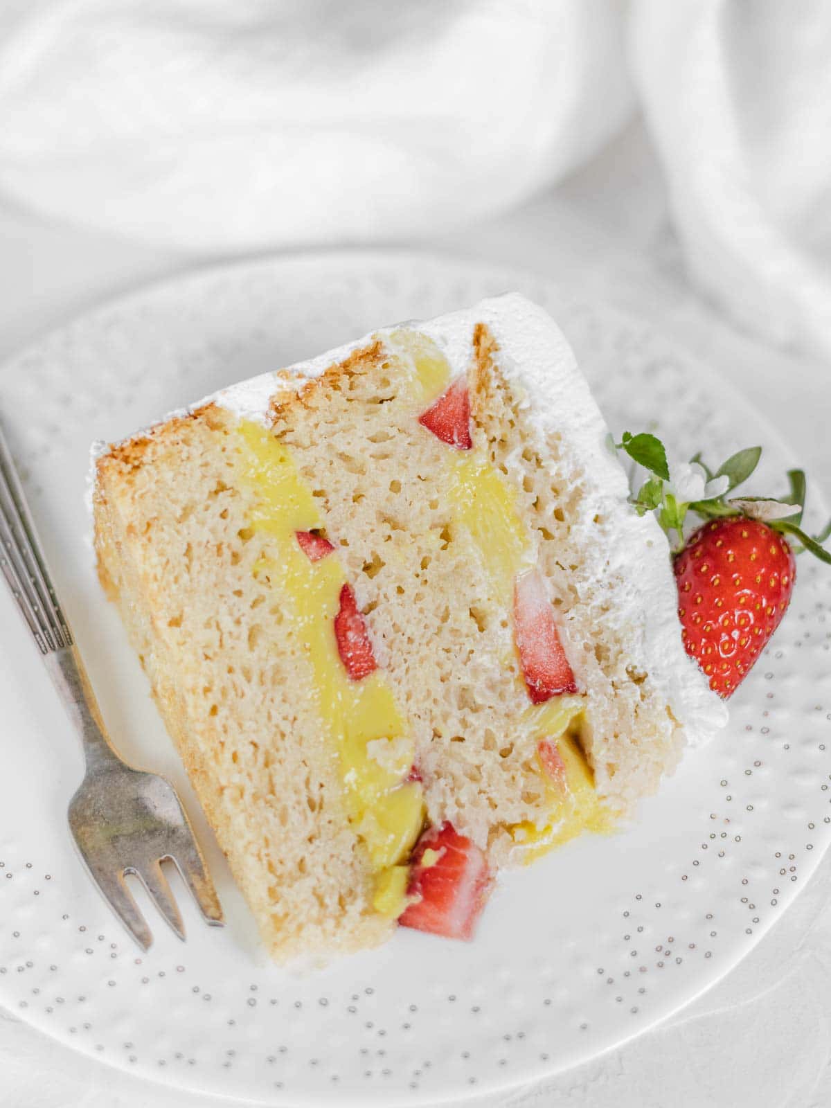 Torta alla vaniglia vegan