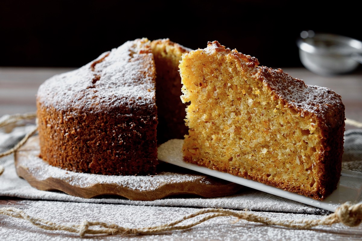 Torta alla zucca e mandorle