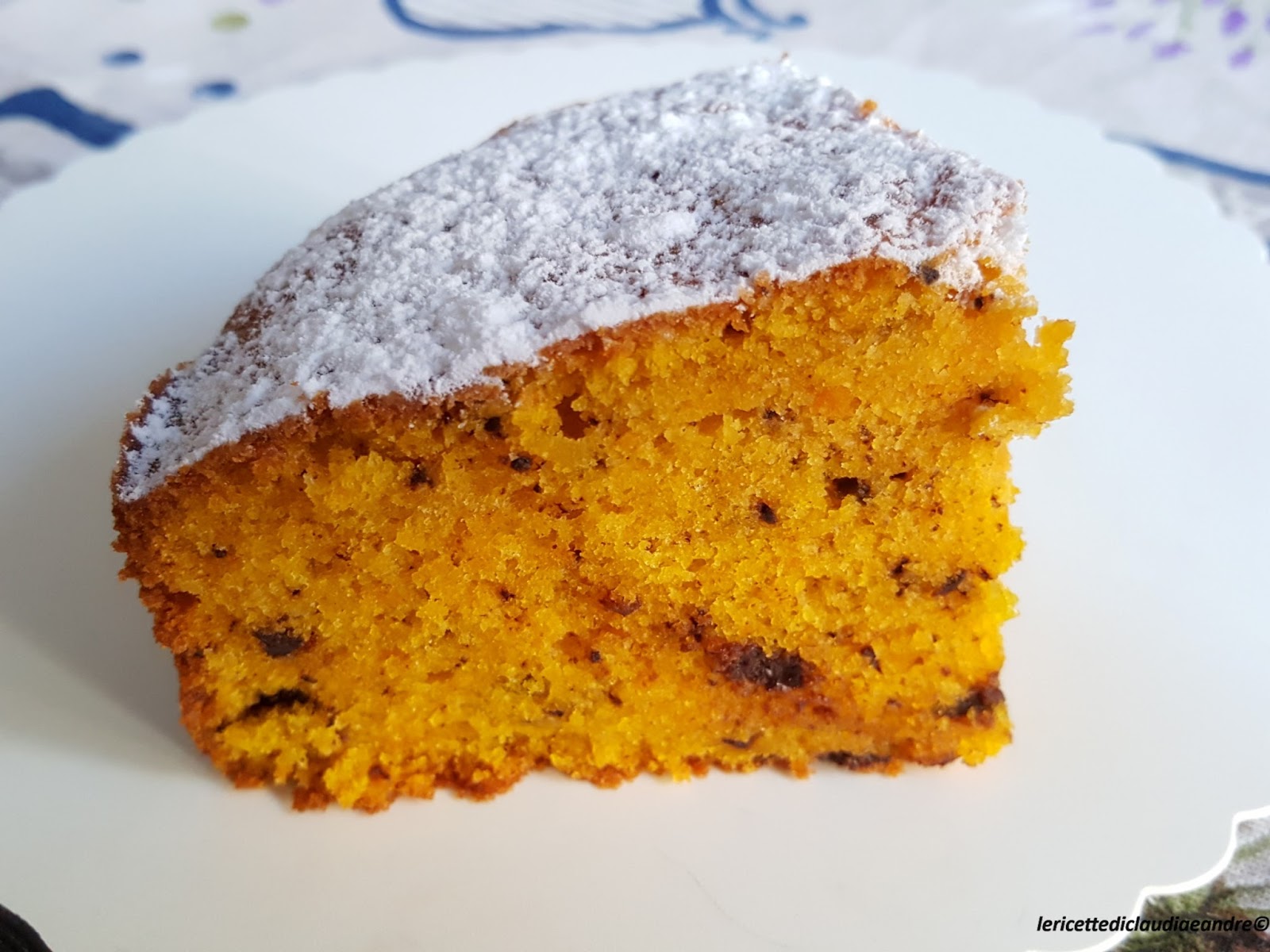 Torta alla zucca e scaglie di cioccolato