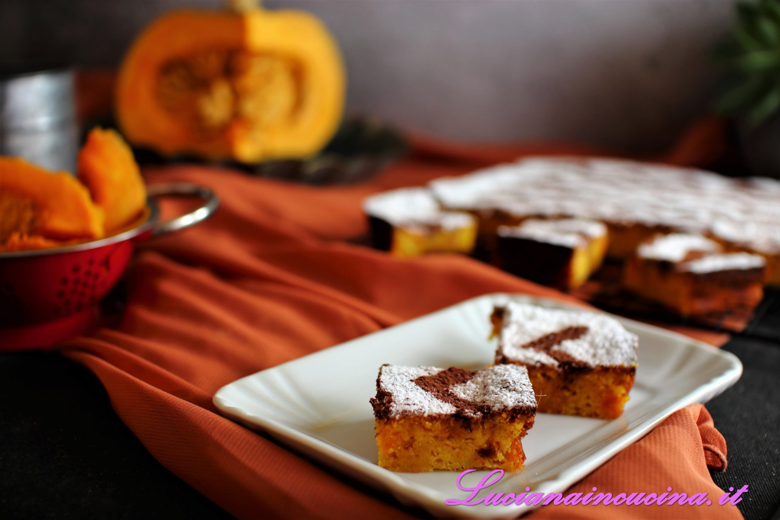 Torta alla zucca morbida