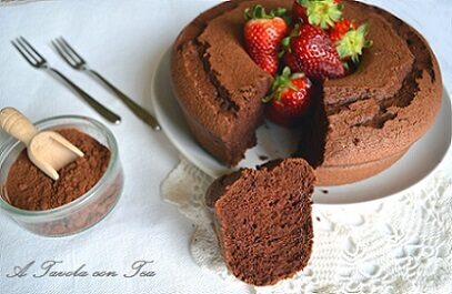 Torta all’acqua con soli albumi