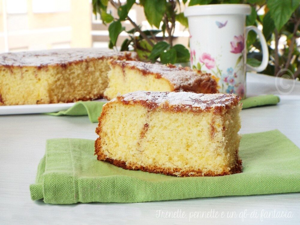 Torta all’acqua senza lievito e burro