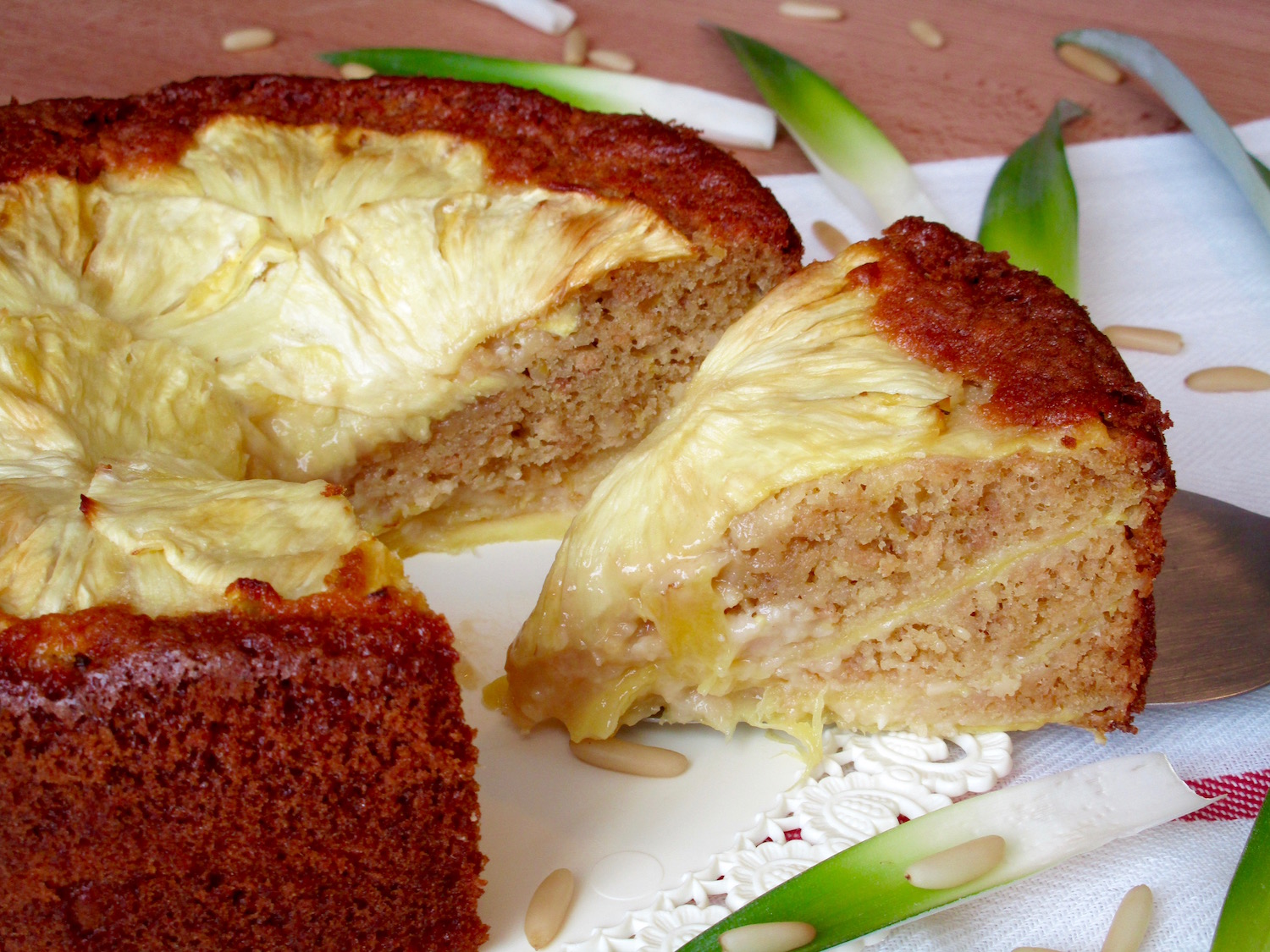 Torta all’Ananas e Pinoli