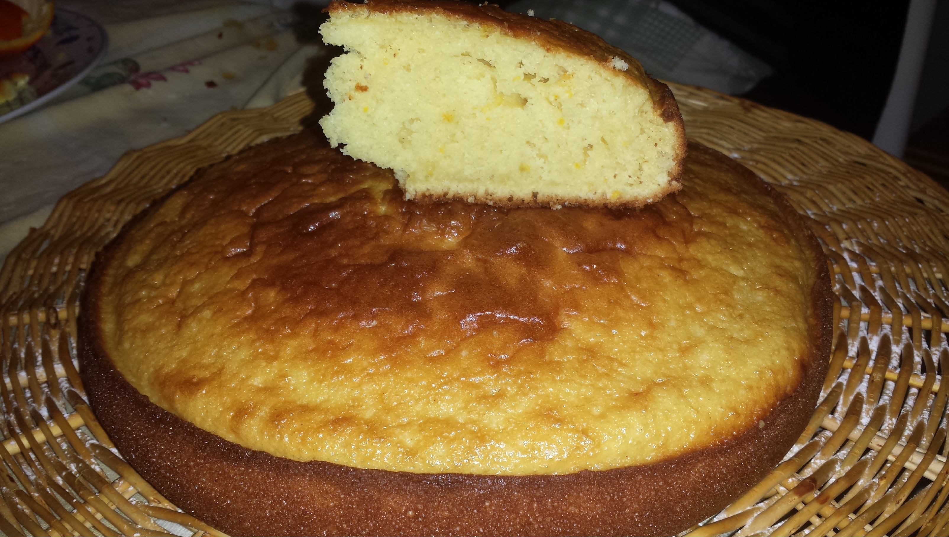 Torta all’arancia e cannella