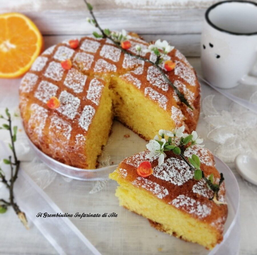 Torta all’arancia e mandorle