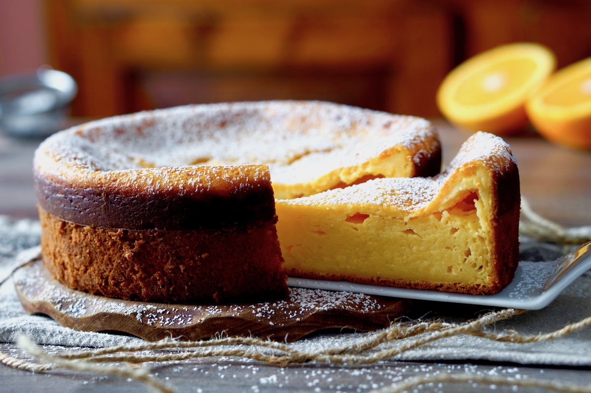 Torta all’arancia e ricotta