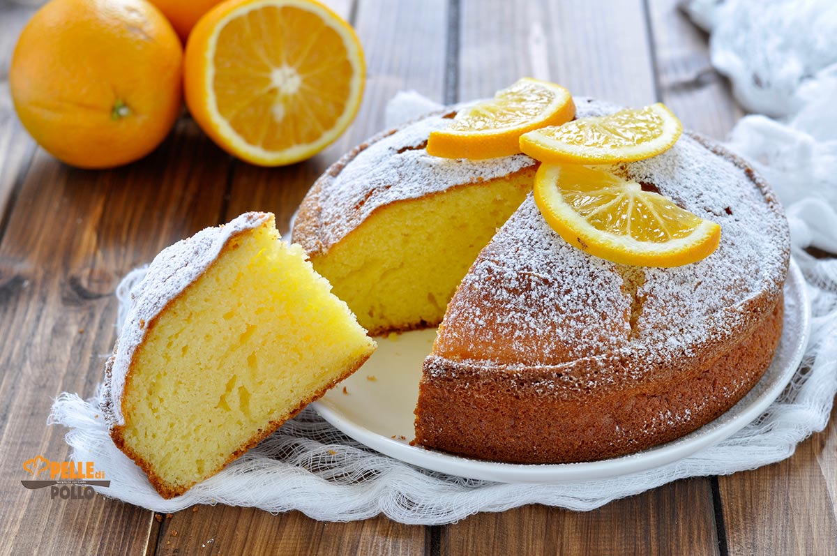 Torta all’arancia e yogurt greco