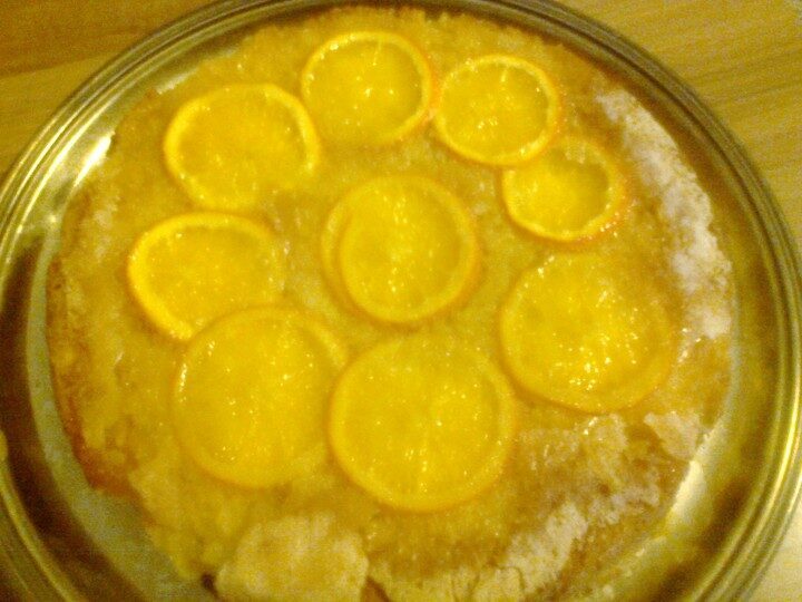 Torta all’arancia rovesciata