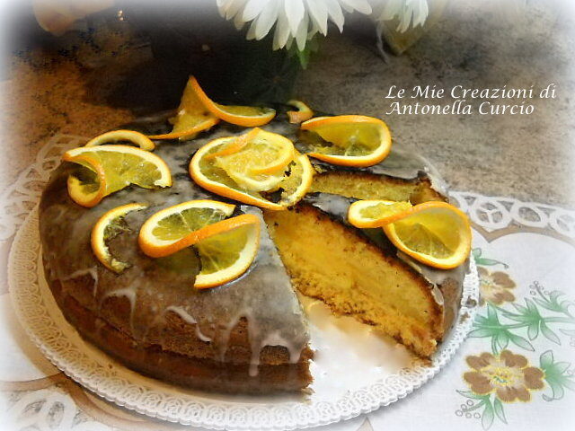 TORTA ALL’ARANCIA SENZA GLUTINE E SENZA LATTOSIO