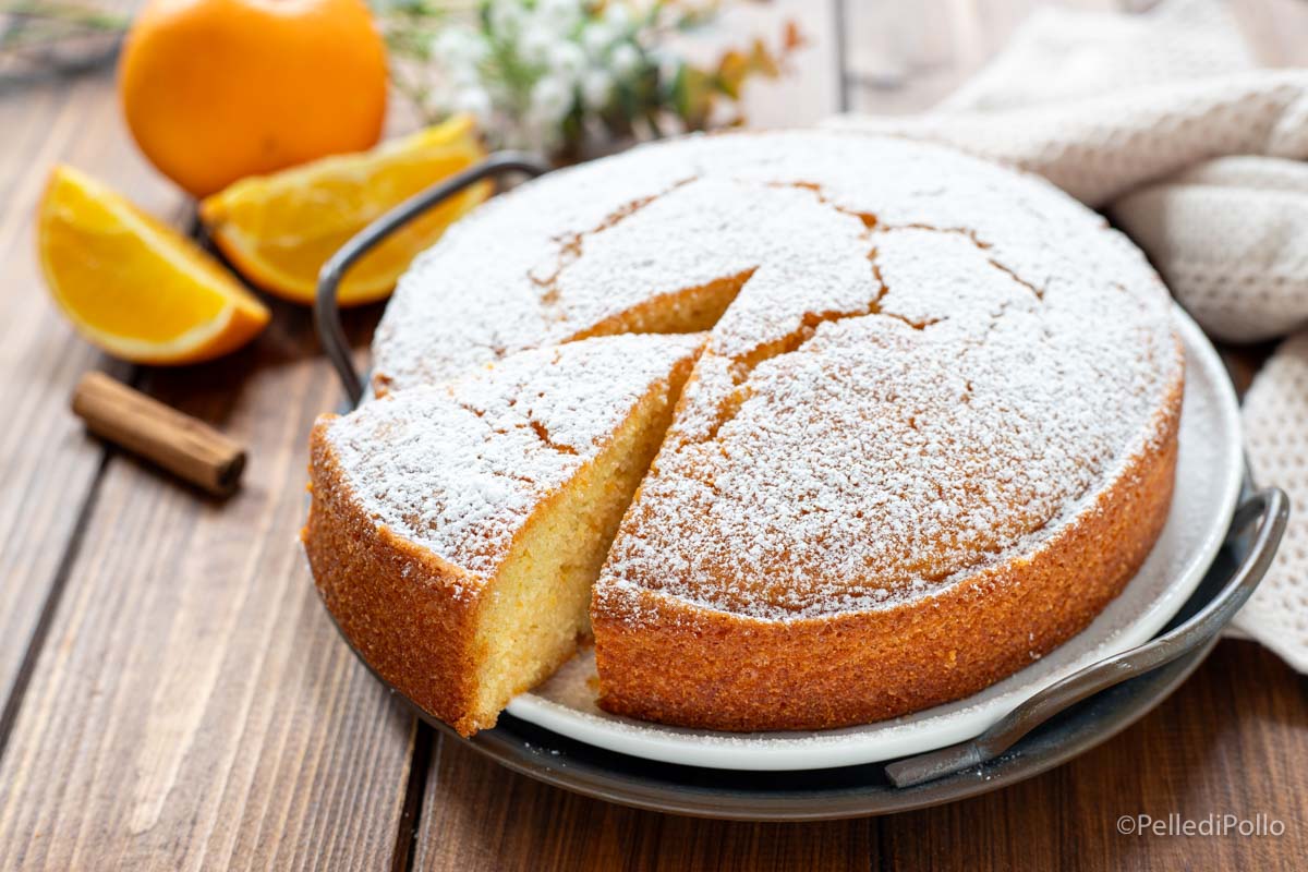 Torta all’arancia vegana
