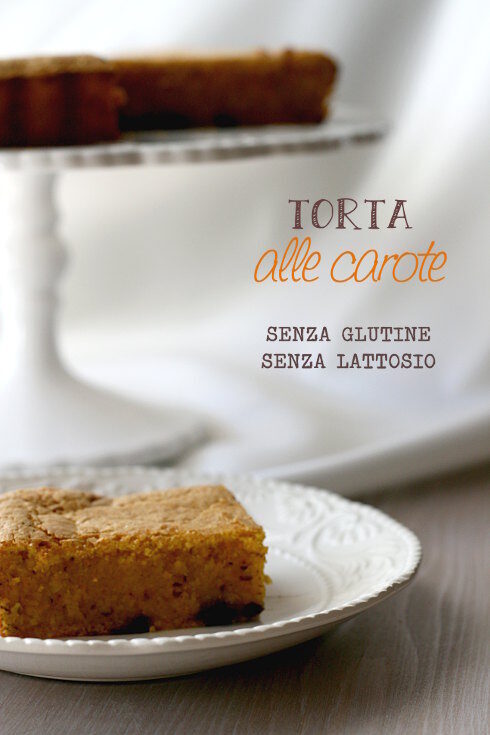 Torta alle carote senza glutine e senza lattosio