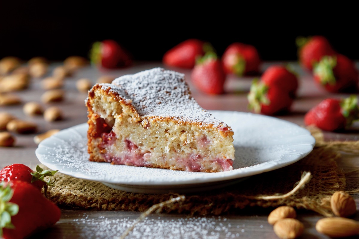 Torta alle fragole e mascarpone