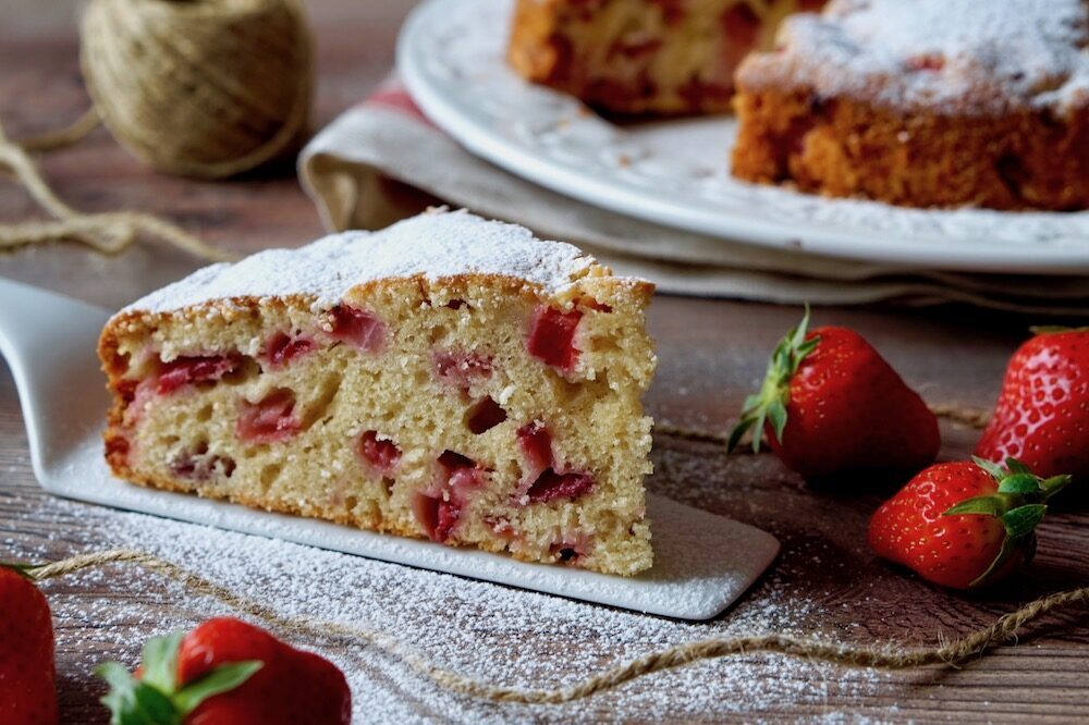 Torta alle fragole senza bilancia