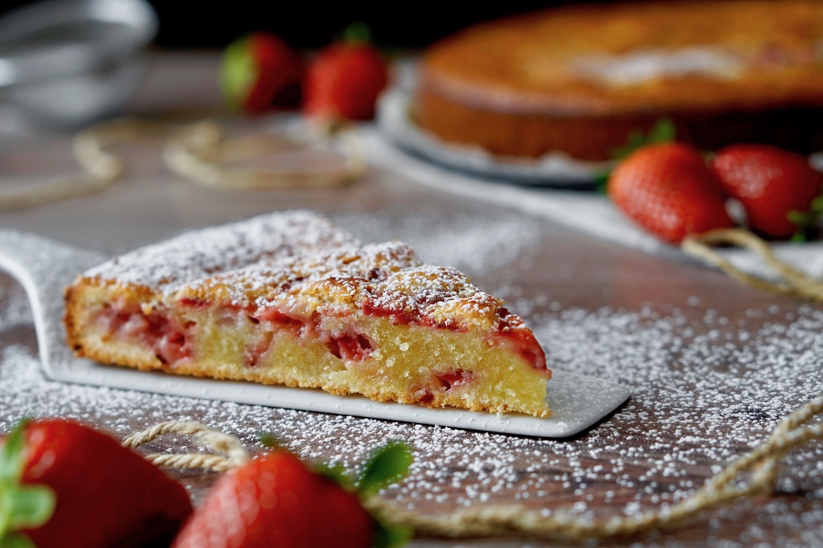 Torta alle fragole senza farina