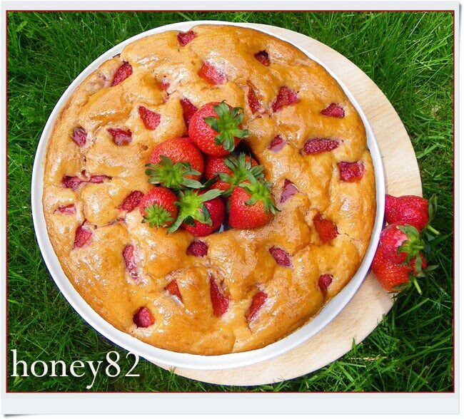 Torta alle fragole senza uova