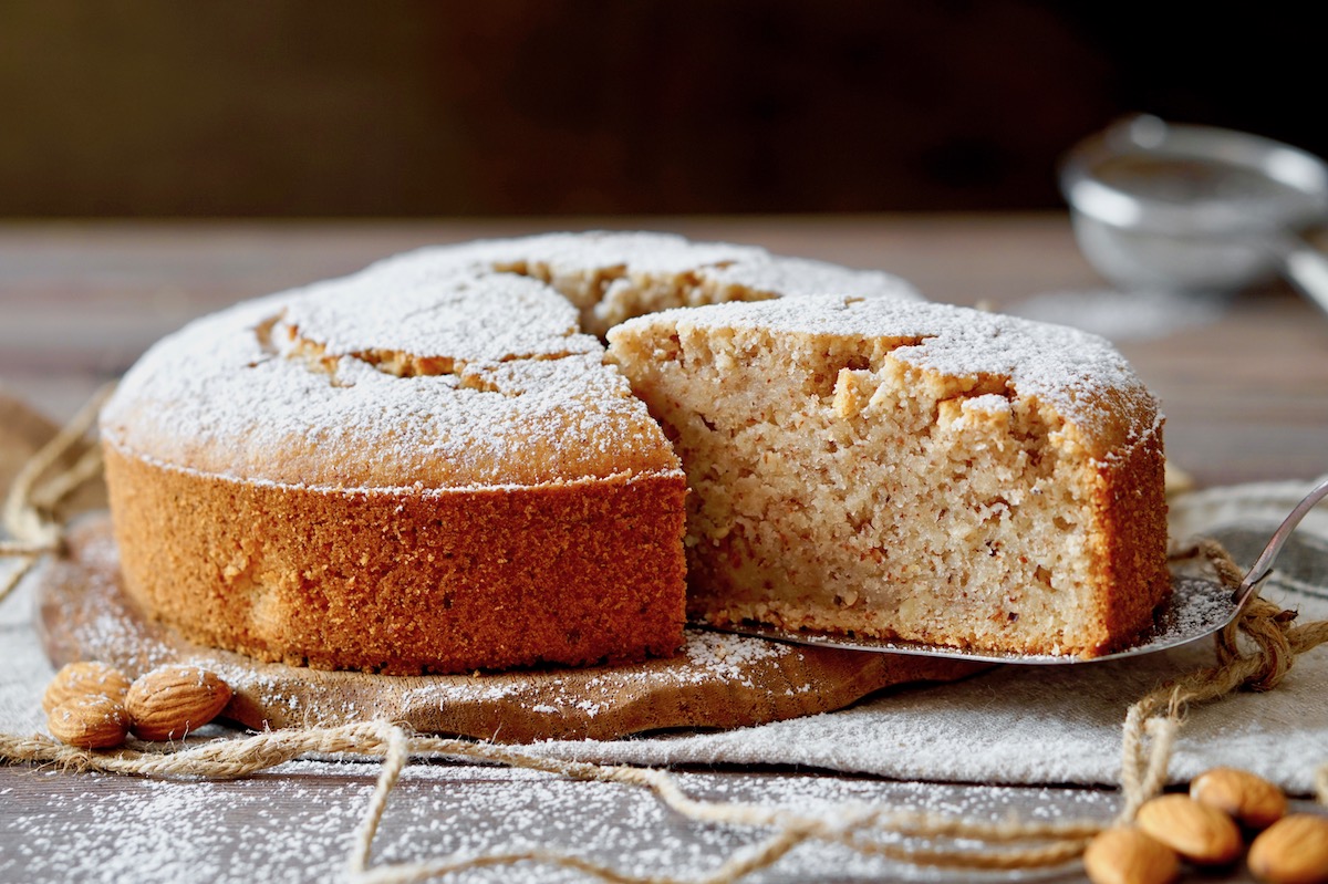 Torta alle mandorle senza uova