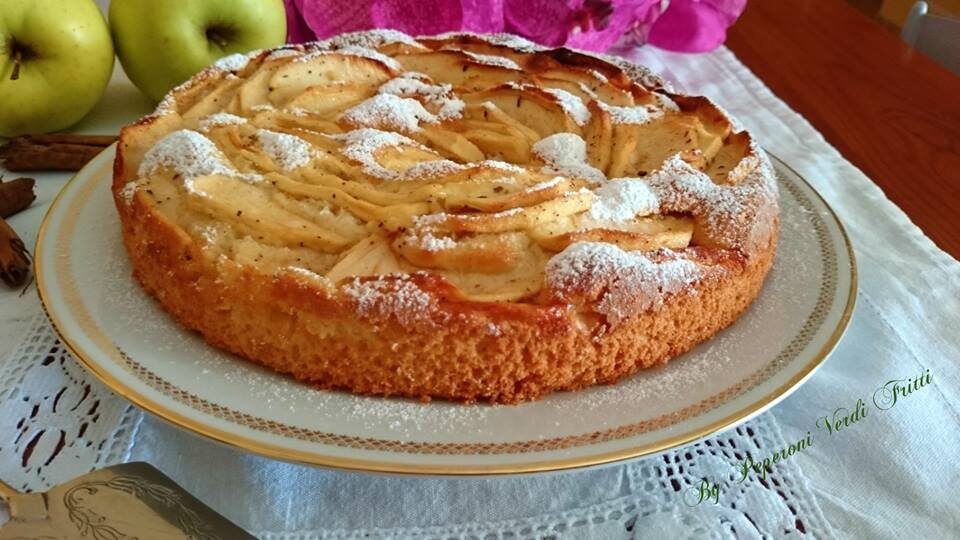 Torta alle mele e cannella senza burro