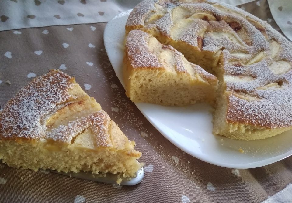 Torta alle mele frullate